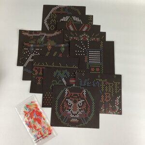 Lite Brite Stranger Things Replacement Templates Patterns Sheets Colored Pegs